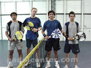 Derito y el Colo Smitsaart en la última final ACCP, venciendo a Gutierrez-Brito