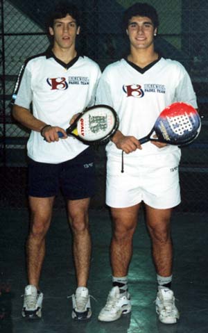 Juan Manuel Rodríguez junto a su compañero, Agustín Gómes Silingo
