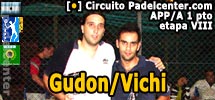 Con perfil bajo y mucho oficio, Gudon-Vichi ganan la VIII por 1 punto ante Diana-Brizuela