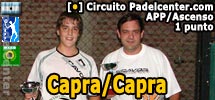 Los Capra, padre e hijo festejan frente a Piuselli-Ciccioli y ganan la XI por 1 punto