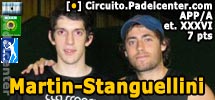 Hueso Martin y Matías Stanguellini fetejan en el ultimo de 7 puntos ante Moises-Badaracco