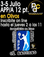 Este finde, top level del APP/Ascenso por 12 puntos