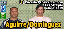 Aguirre-Dominguez derrotan a Begher-García Prado y obtienen su primer título de 1 punto