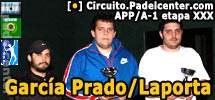 Primer título para García Prado-Laporta venciendo a Tucat-Lopez en 3