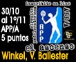 30/10 al 1&ordm;/11 &bull; Etapa XXXI Circuito Padelcenter.com APP-Ascenso 2009 por 5 puntos en Winkel Vip de Villa Ballester