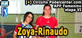 Zoya y Rinaudo se juntan para ganar en maratónica final a las cordobesas Niella-Cicarelli