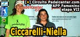 Desde Cordoba, Daniela y Mavi se toman revancha de su caida en la final de la etapa anterior y vencen a Peyregne/Leon