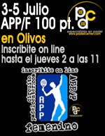 Este finde, sexta del APP Femenino en Olivos