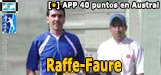 Aldo Raffe y German Faure obtienen 40 puntos en Austral