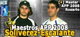 Javier y Lucho terminan el año bien arriba ganando el Master APP