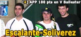 Lucho y Javier se llevan los 100 puntos de Winkel Vip ante Diez-Cipriano