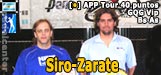 Diego Siro y Maxi Zárate, campeones en GQG Vip por 40 puntos