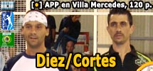 Diez-Cortes vencen a Sanchez-Calneggia en Villa Mercedes en el clasificatorio para el Mundial 2010