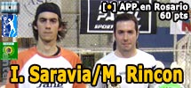 Nacho y Mariano se hacen fuertes en Rosario y derrotan a Eliseo Solis-Damian Sanchez