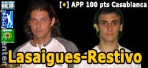 Maru y Juanma derrotan a la Gata y Cavalleri en el ultimo antes del Master