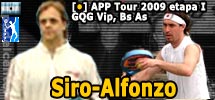Diego Siro y Gustavo Alfonzo se quedan con la primera etapa del año por 40 puntos