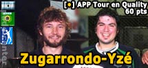 Leo Zugarrondo y Maxi Yzé derrotan a Borla-Cattaneo en un torneo de gran paridad