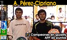 Adrian Perez y Diego Cipriano, campeones en Quality de Buenos Aires
