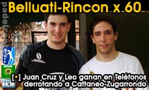 60 puntos para Juan Cruz y Leo en Telefonos
