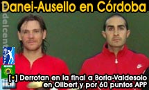 Andres Danei y Hernan Ausello vencen en la final de Olibert a Borla-Valdesolo
