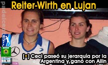 Un lujo: Reiter ganó con Wirth en Lujan ante Niella-Peyregne