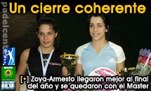 Armesto-Zoya se quedan con el Master APP femenino 2010