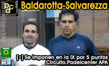 Baldarotta-Salvarezza se imponen a Guevara-García y se llevan 5 puntos