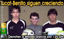 No hay techo todavía para Nahuel Tucat y Diego Benito