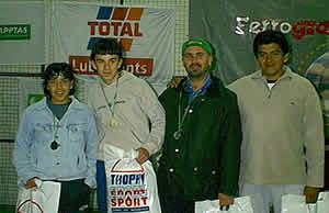 Sena, Lombardi, Suarez y Lamas, campeones y subcampeones de quinta