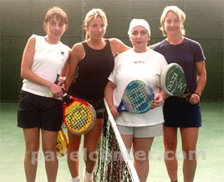 Damas cuarta: Maurici, Ventura, Fernandez Viana y Ragolia