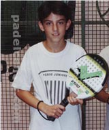 Pablo Bartomioli, de la escuela de padel, con 12 años ganó su primer torneo en C 7...toda una promesa