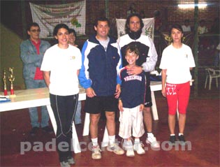 Grillo y Rocha en la premiación