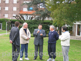 Las delegaciones de Brasil y Uruguay visitaron la sede del Mundial junto a los directivos de ProSport