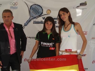 Leria Sanchez/Las Heras Monterde, campeonas sub 14 del Open del Mundial Juvenil 2007