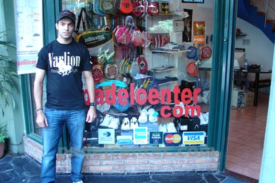 Cutu Perez Millan en Padelcenter.com, diciembre de 2007