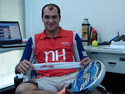 Sebastián Nerone y su visita de todos los años a Padelcenter.com