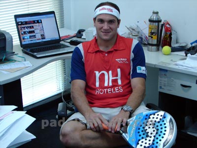 Sebastián Nerone y su visita de todos los años a Padelcenter.com
