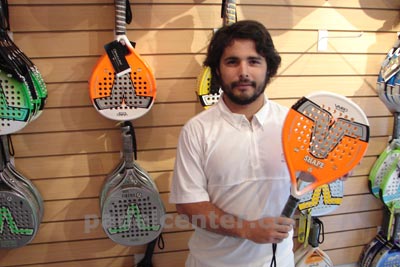 Luciano Soliverez en Padelcenter, diciembre de 2007