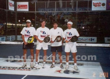 Verano del 2001 - Los juveniles Mieres-Lamperti pierden contra Gutiérrez-Gattiker en Mar del Plata