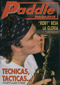 1991, prehistoria de los mundiales de padel. Roby ya era número uno.