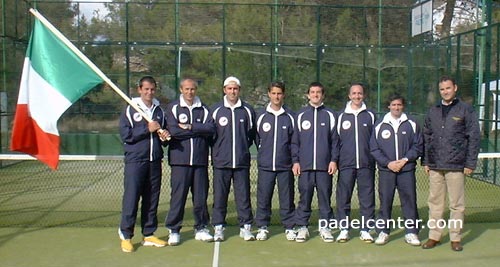 Selección Italiana de Padel (foto: FIGP)