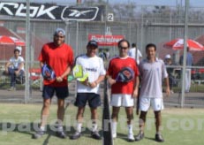 Lopez-Valdez, Parolin-Saavedra (foto: Padelchile)