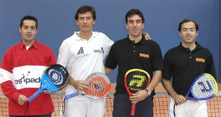 Los finalistas del Master Masculino (foto: Canal Padel)