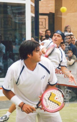 Roby Gattiker y Christian Gutiérrez vendieron cara la final (foto: Juanjo Medina, t.v. Melilla)