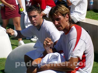 Matías Díaz y Gastón Malacalza, en la final de Andalucía