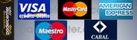 Compra con tarjeta de credito on line o personalmente