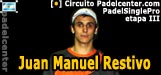 Restivo toma la posta del single y vence a Aldo Raffe en la final de la III