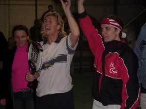 Bacigalupo/Sbrascini festejan el triunfo