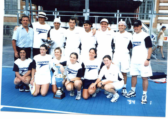 El equipo argentino completo