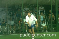 Seba Pinto en el partido decisivo de cuartos